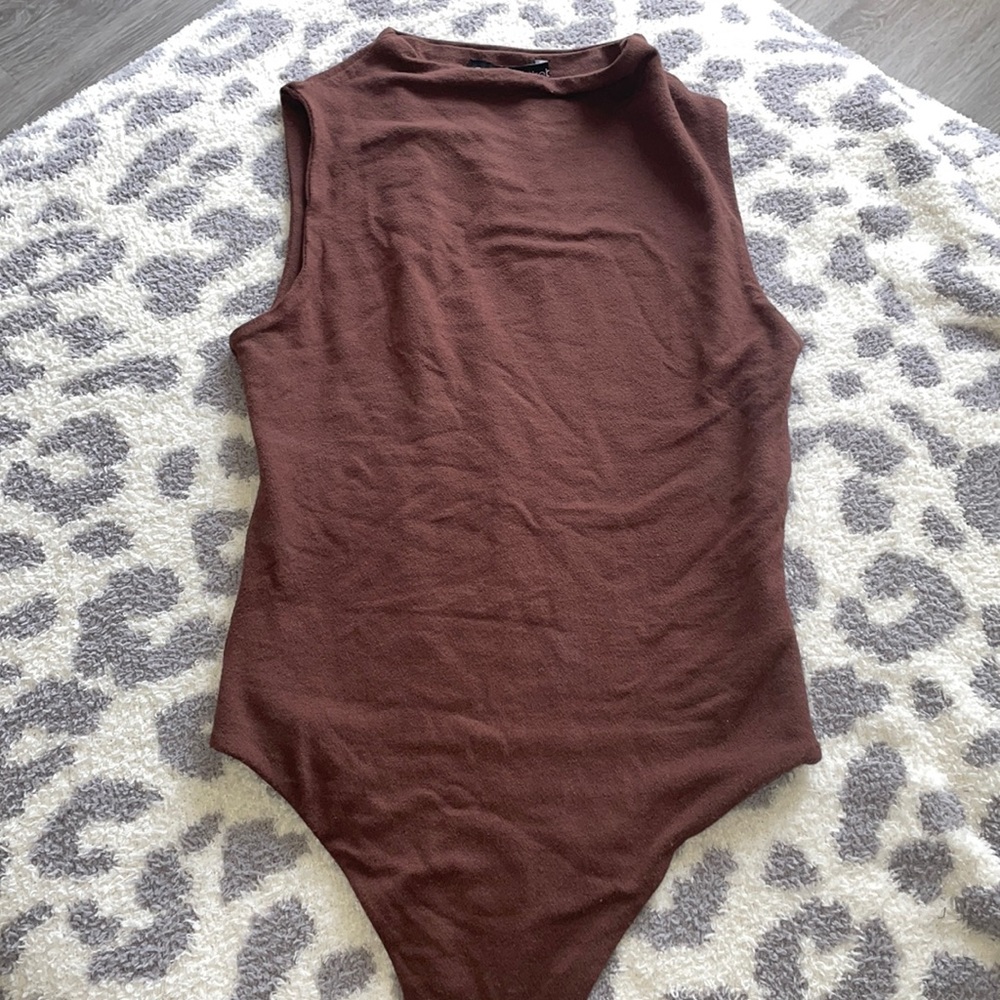 Brown Naked Wardrobe bodysuit
